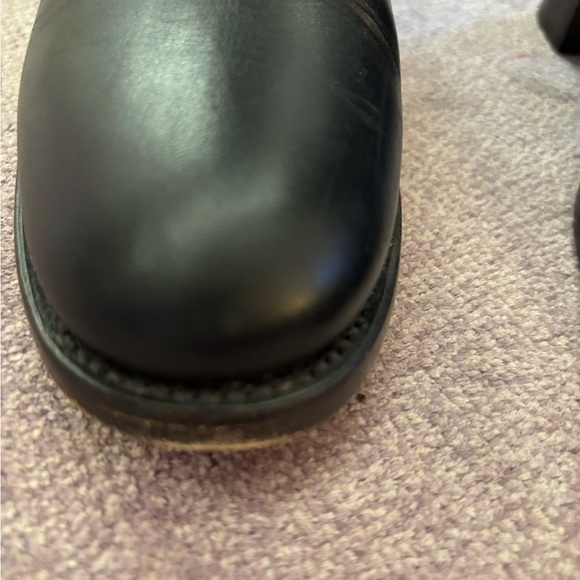 A.P.C. Black Heeled Leather Boots - Picture 11 of 14